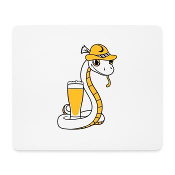 bier bayern alkohol saufen party feier - Mousepad (Querformat) - Weiß - Vorne