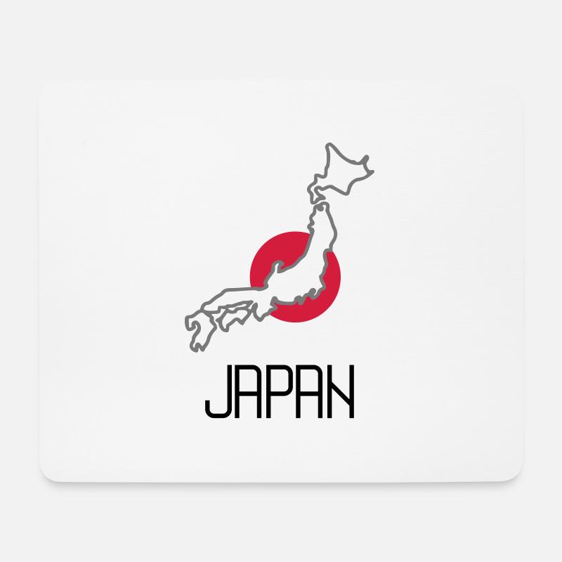 japan - Mousepad (Querformat) - Weiß