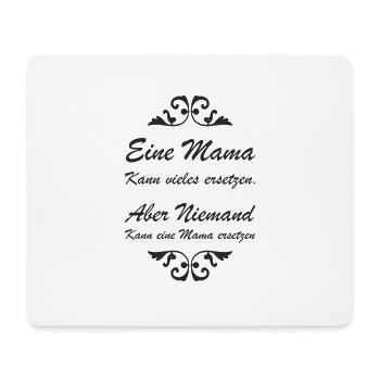 Mama ist die beste - Mousepad (Querformat) - Weiß - Vorne