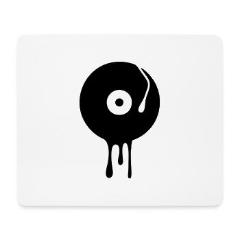 DJ Turntables Turntable record vinyl - Mouse Pad (horizontal) - white - Front