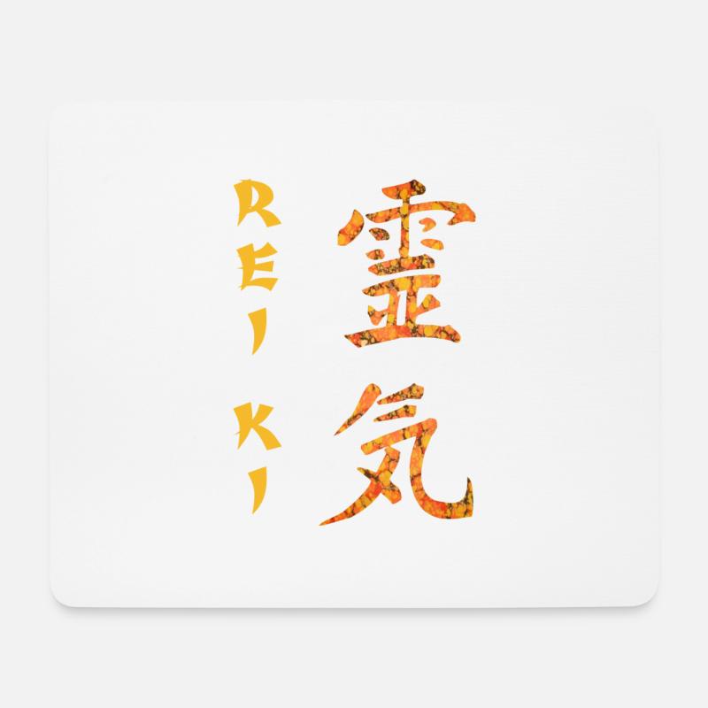reiki japanisch e 212 - Mousepad (Querformat) - Weiß