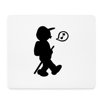 hiking - Mouse Pad (horizontal) - white - Front