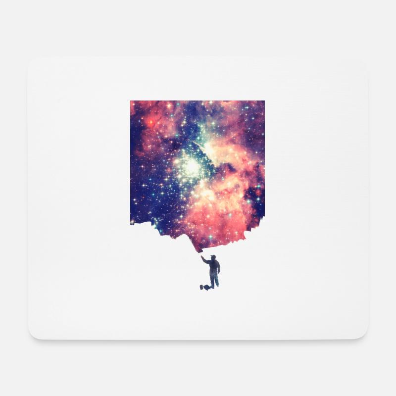 Painting the universe - Handycase - Mousepad (Querformat) - Weiß
