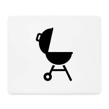 Grill - Tapis de souris (format paysage) - blanc - Devant