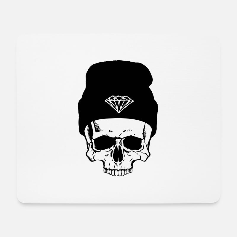 Hipster - Mousepad (Querformat) - Weiß