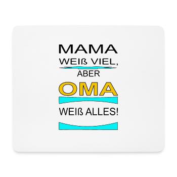 GRANNY - Mouse Pad (horizontal) - white - Front