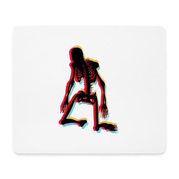 Skeleton - Mouse Pad (horizontal) - white - Front