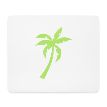 palm tree - Mouse Pad (horizontal) - white - Front
