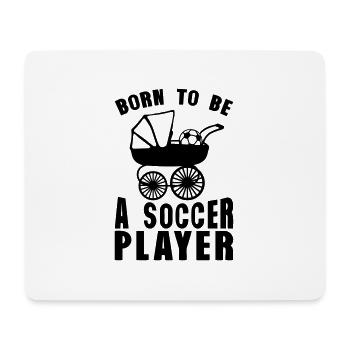 football landau born player to be - Tapis de souris (format paysage) - blanc - Devant