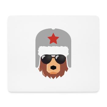 Russischer Bär, Russland, Putin, - Mousepad (Querformat) - Weiß - Vorne