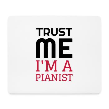 Piano - Pianist - Music - Musik - Musique - Mouse Pad (horizontal) - white - Front
