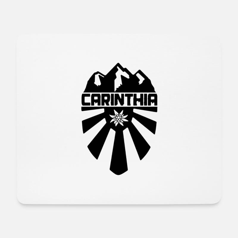 Kärnten - Mousepad (Querformat) - Weiß
