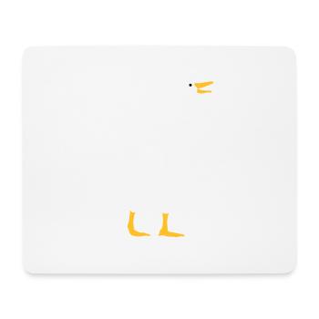 Laughing goose design - Mouse Pad (horizontal) - white - Front