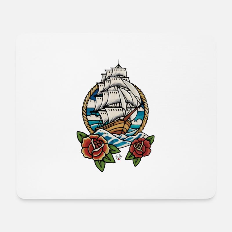 clipper - Mouse Pad (horizontal) - white