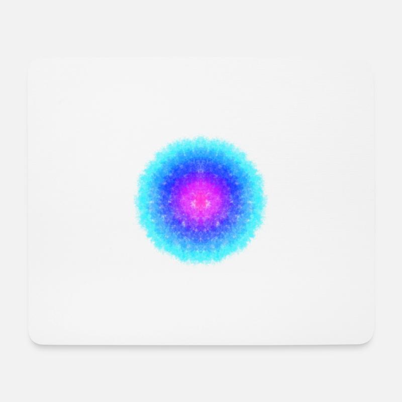 Mandala - Mousepad (Querformat) - Weiß