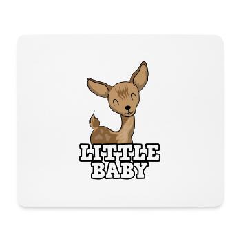 BAMBI BABY by The Manzanita´s - Mousepad (Querformat) - Weiß - Vorne