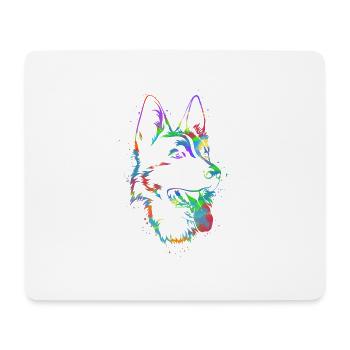 Farbige Schäferhund Hundebesitzer Hundeliebe - Mousepad (Querformat) - Weiß - Vorne