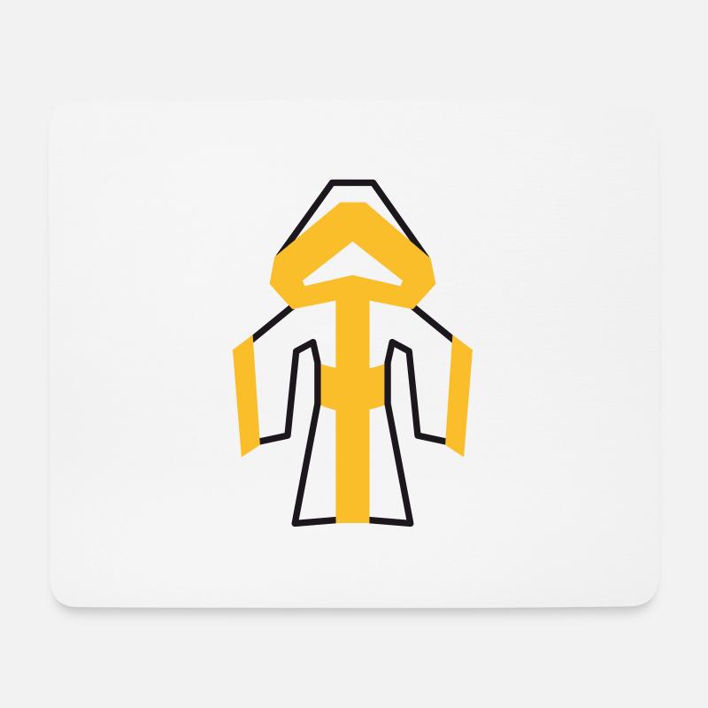 Münchner Kindl - Origami - Mousepad (Querformat) - Weiß