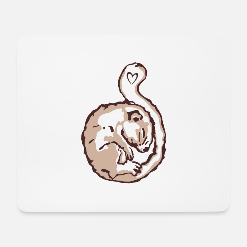 Hazel dormouse - Mouse Pad (horizontal) - white