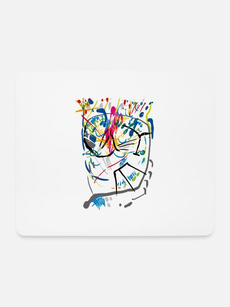 Kunst - Mousepad (Querformat) - Weiß