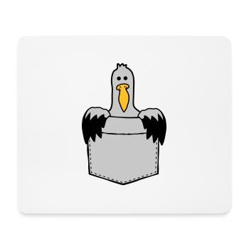Chest bag Seagull On the way - Mouse Pad (horizontal) - white - Front