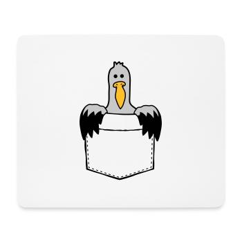 Bag Seagull On the way - Mouse Pad (horizontal) - white - Front