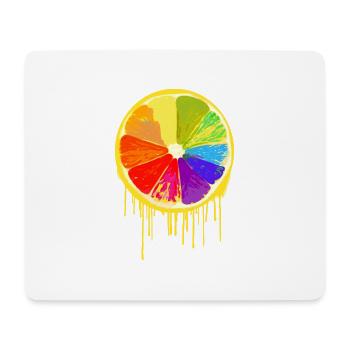 colorful fruit,orange,colorful,graffiti,LGBT - Mouse Pad (horizontal) - white - Front