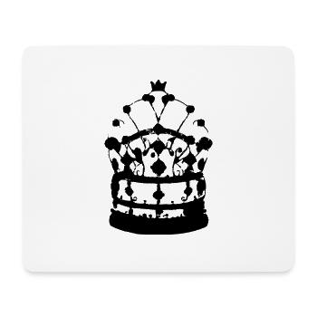 Roi héritier Reine Empereur Majesté Vecteur 6 - Tapis de souris (format paysage) - blanc - Devant