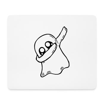 Geist dabbing dab dance - Tapis de souris (format paysage) - blanc - Devant