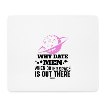 Femme astronaute en sciences spatiales - Tapis de souris (format paysage) - blanc - Devant