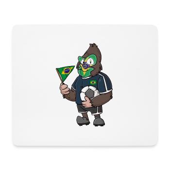 Brazilian gorilla - Mouse Pad (horizontal) - white - Front
