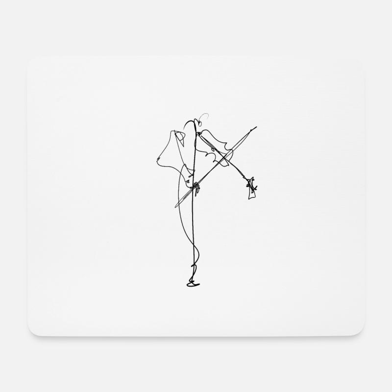 Violin - Mouse Pad (horizontal) - white