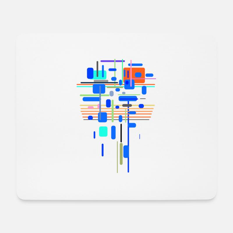 Architektur Muster Design - Mousepad (Querformat) - Weiß