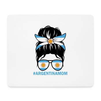 Argentinische Mama Argentinien Mama Argentinische Fla - Mousepad (Querformat) - Weiß - Vorne