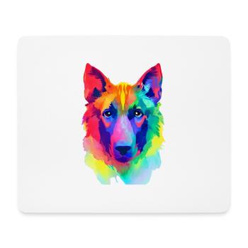 Schäferhund Hund Hundehalter Hunde Hundebesitzer - Mousepad (Querformat) - Weiß - Vorne