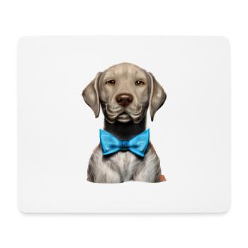 Labradorbesitzer Hundewelpe Labrador Retriever - Mousepad (Querformat) - Weiß - Vorne
