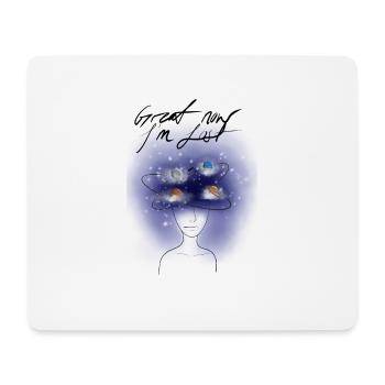 Lost in thought - Mouse Pad (horizontal) - white - Front