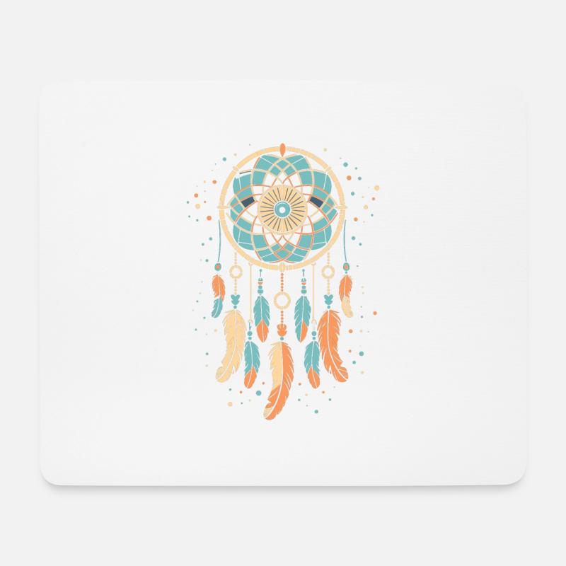 Traumfänger - Mousepad (Querformat) - Weiß