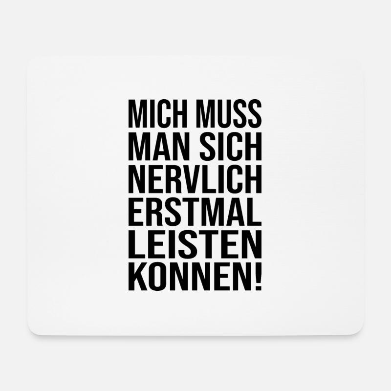 Lustiger Spruch Witzig Humor Geschenkidee - Mousepad (Querformat) - Weiß