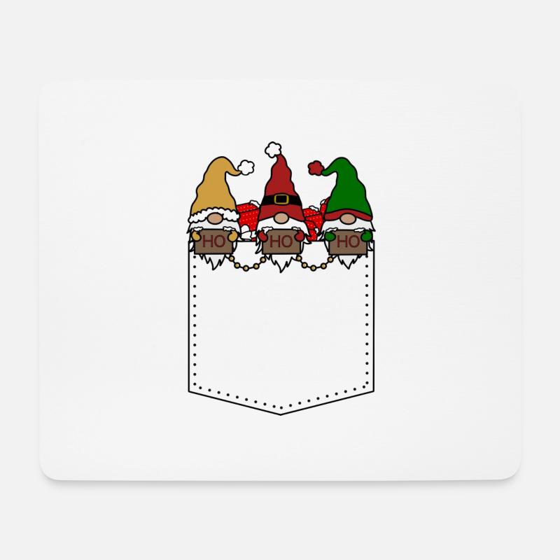 Wichtel - Mousepad (Querformat) - Weiß