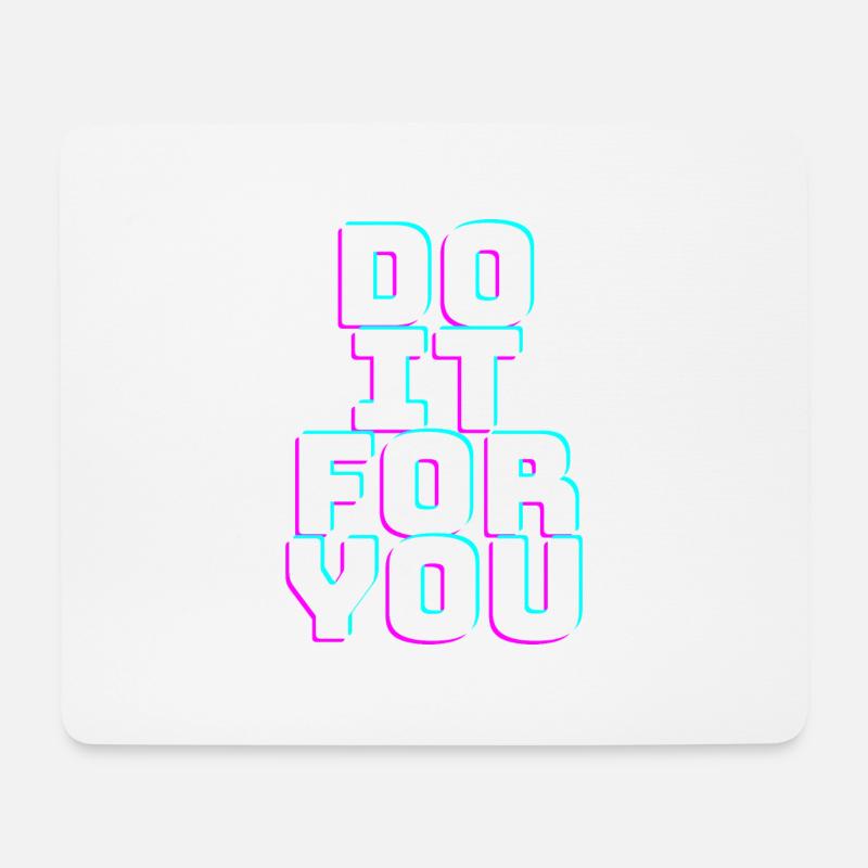 DOITFORYOU - Mouse Pad (horizontal) - white