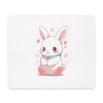 Hase Ostern Süß - Mousepad (Querformat) - Weiß - Vorne