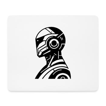 Roboter - Mousepad (Querformat) - Weiß - Vorne