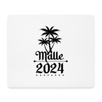 malle 2024 palmen - Mousepad (Querformat) - Weiß - Vorne