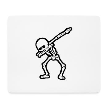 skull dabbing sonnenbrille - Mousepad (Querformat) - Weiß - Vorne