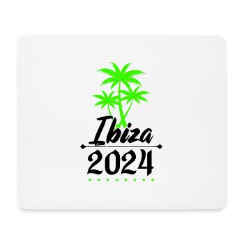 ibiza 2024 palmen - Mousepad (Querformat) - Weiß - Vorne