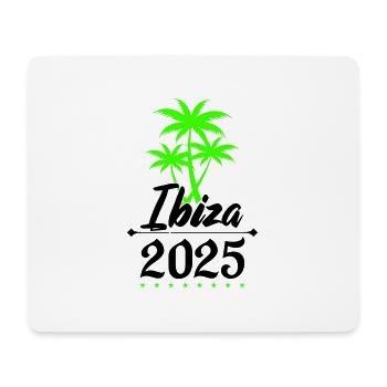 Palmiers d’Ibiza 2025 - Tapis de souris (format paysage) - blanc - Devant