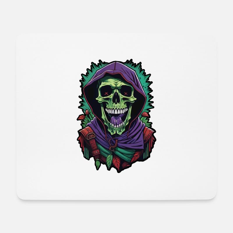 Tod in der Nachbarschaft - Mousepad (Querformat) - Weiß