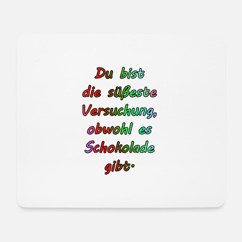 Eine Süße Versuchung - Mousepad (Querformat) - Weiß