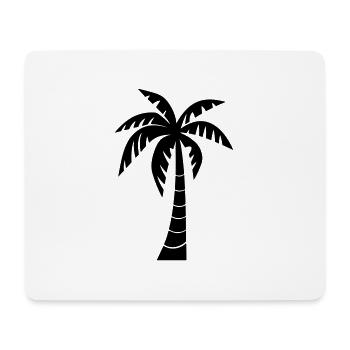 palm tree - Mouse Pad (horizontal) - white - Front